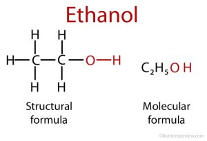 chemical equation for ethanol